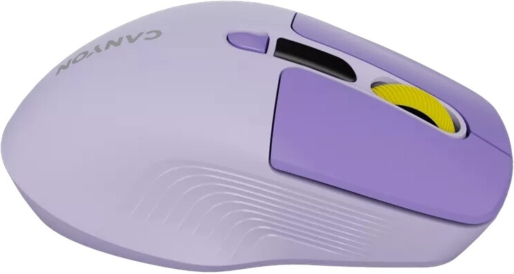 Миша бездротова Canyon MW-26 LCD Silent Dual Mode Violet (CNS-CMSW26V)