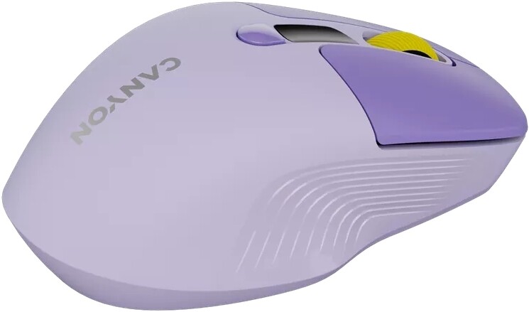 Миша бездротова Canyon MW-26 LCD Silent Dual Mode Violet (CNS-CMSW26V)