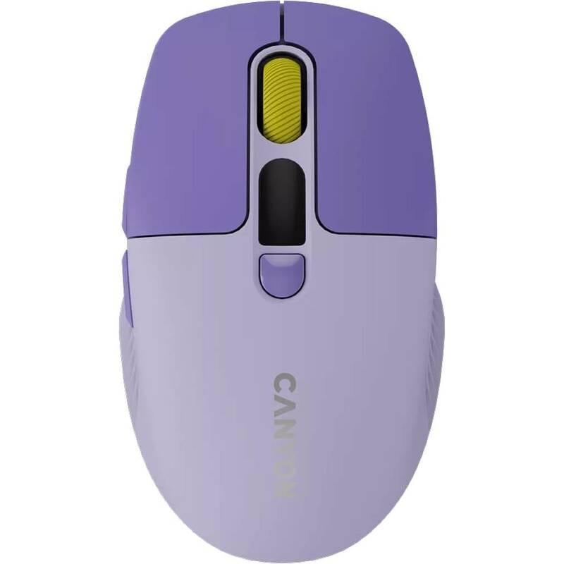 Миша бездротова Canyon MW-26 LCD Silent Dual Mode Violet (CNS-CMSW26V)