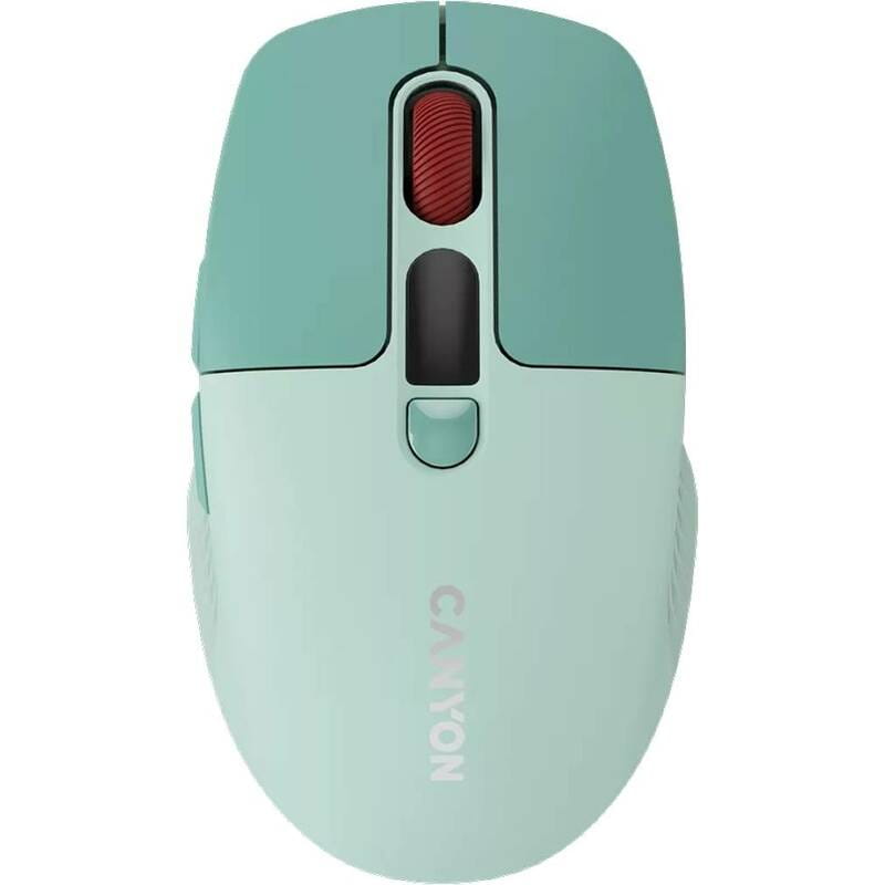 Мышь беспроводная Canyon MW-26 LCD Silent Dual Mode Green (CNS-CMSW26GR)
