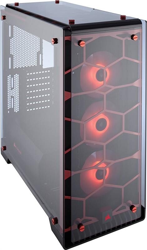 Корпус Corsair Crystal 570X RGB Red (CC-9011111-WW) без БП