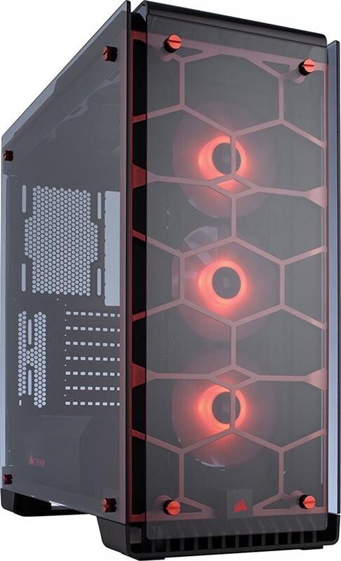 Корпус Corsair Crystal 570X RGB Red (CC-9011111-WW) без БП