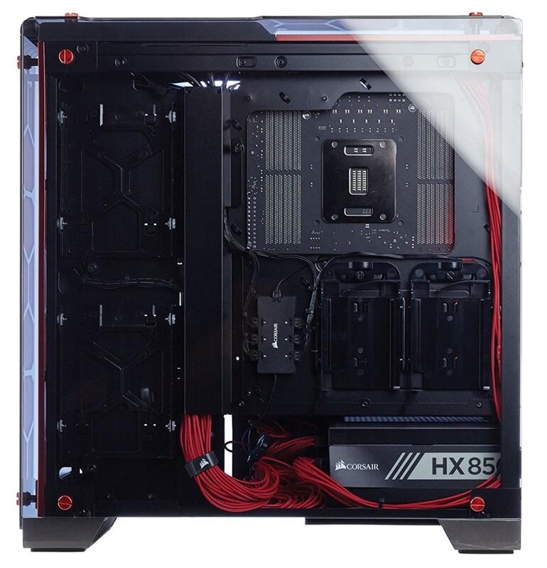 Корпус Corsair Crystal 570X RGB Red (CC-9011111-WW) без БП