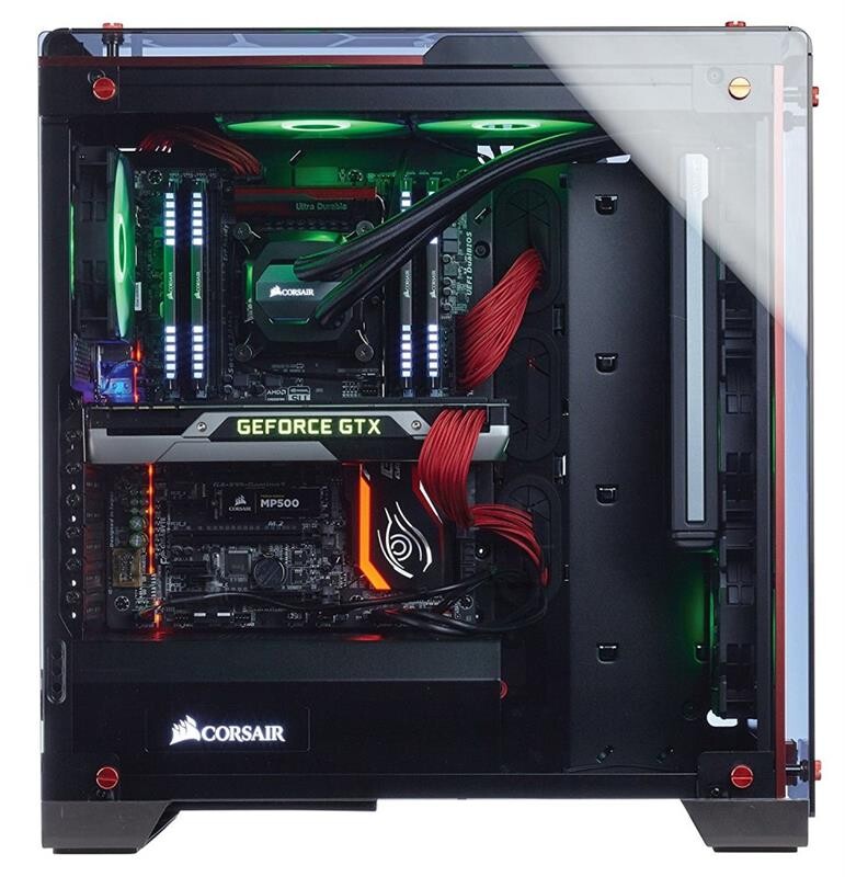 Корпус Corsair Crystal 570X RGB Red (CC-9011111-WW) без БП
