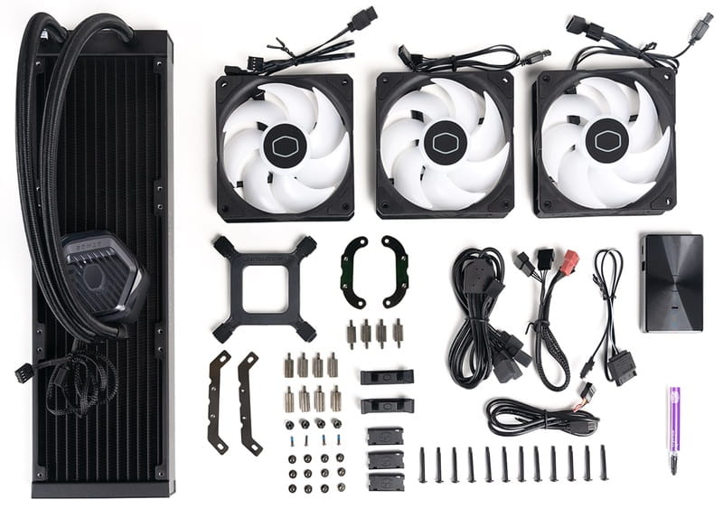 Система водяного охолодження CoolerMaster MasterLiquid 360 Atmos Black (MLX-D36M-A25PZ-R1)