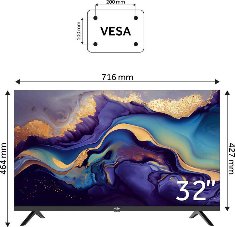 Телевизор Haier H32K801G