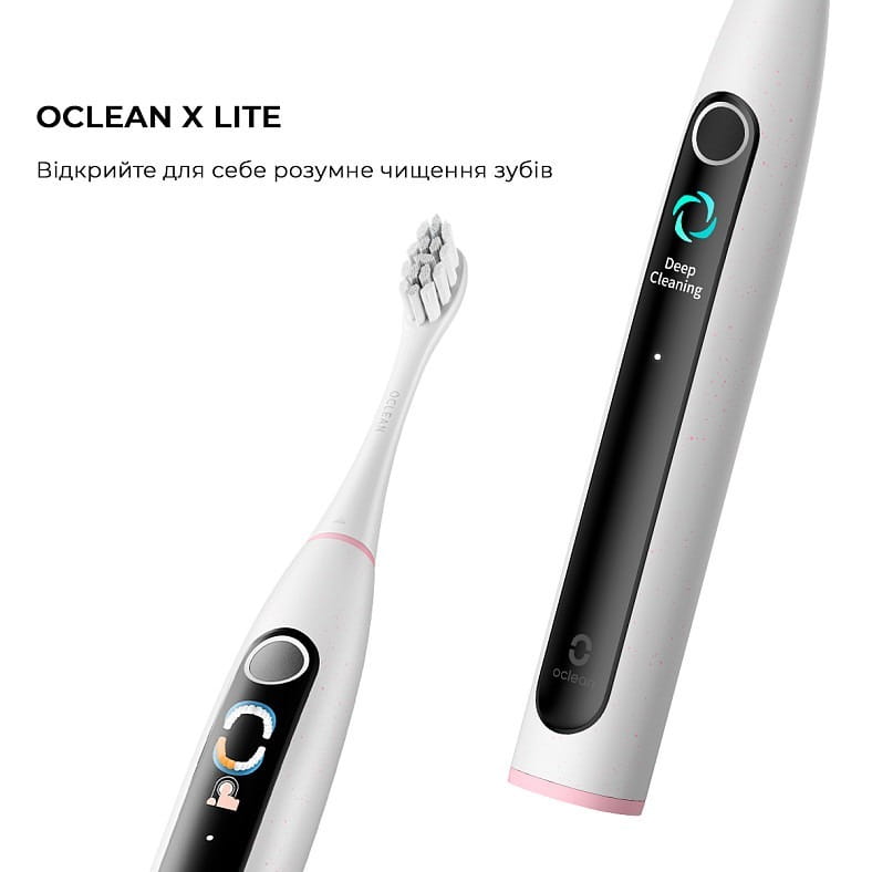 Умная зубная электрощетка Oclean X Lite Grey (6970810555981)