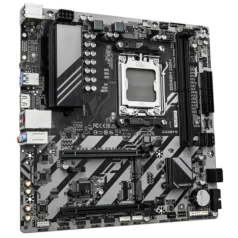 Материнська плата Gigabyte B840M D2H Socket AM5
