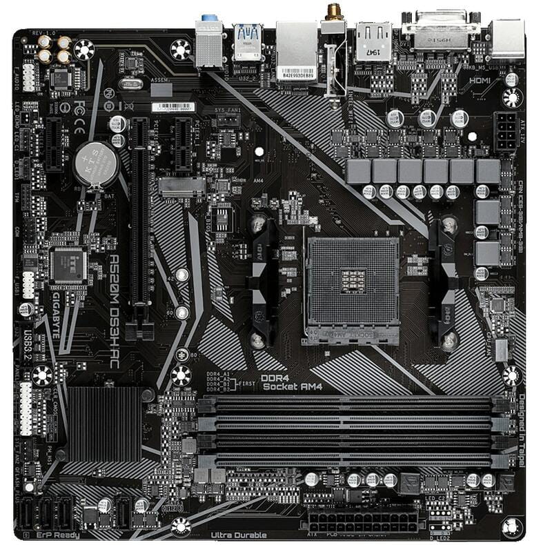 Материнская плата Gigabyte A520M DS3H AC Socket AM4