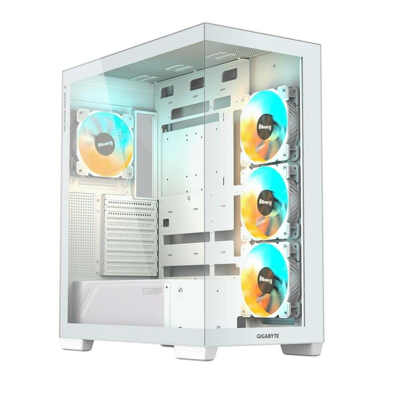 Корпус Gigabyte Aorus C500 Panoramic Stealth Tempered Glass Ice без БП (GB-C500PI ST)