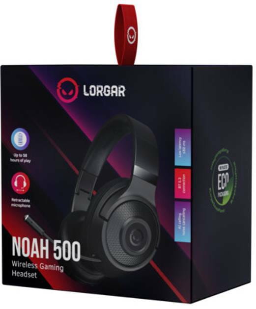 Гарнитура Lorgar Noah 500 Wireless Gaming Black (LRG-GHS500)