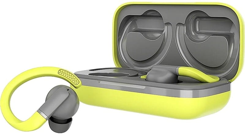 Bluetooth-гарнитура Canyon TWS-11 Headset On Run Sport Yellow-Grey (CNS-TWS11GR)
