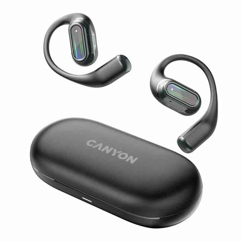 Bluetooth-гарнітура Canyon TWS-12 Headset On Flow Black (CNS-TWS12BK)
