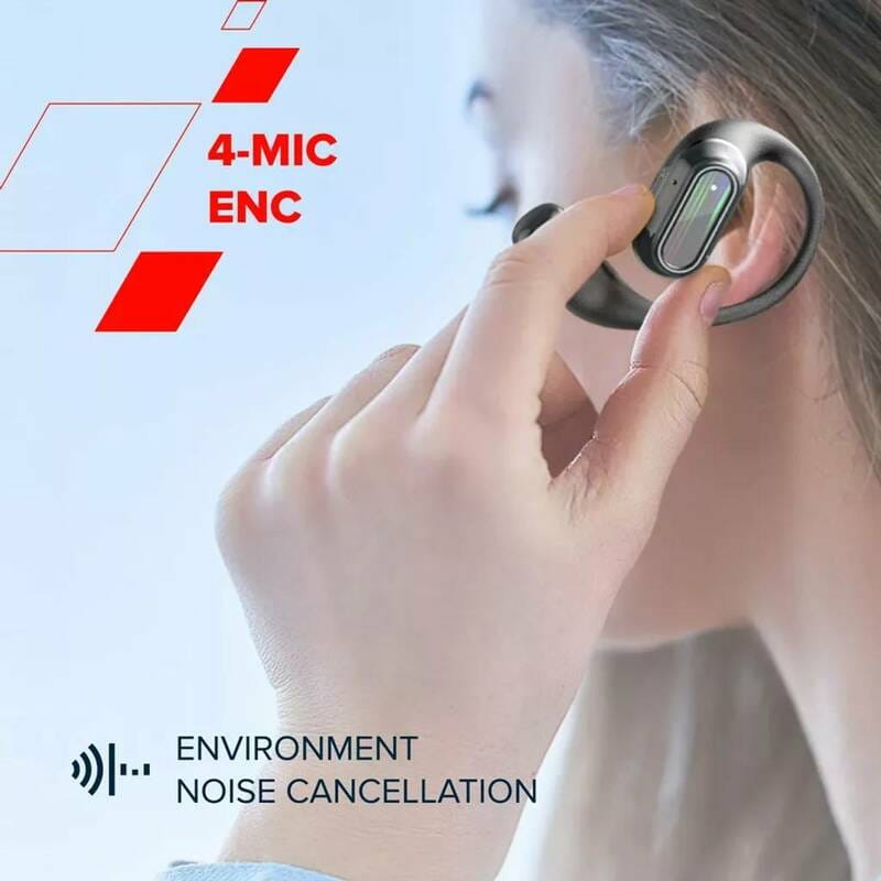 Bluetooth-гарнітура Canyon TWS-12 Headset On Flow Black (CNS-TWS12BK)