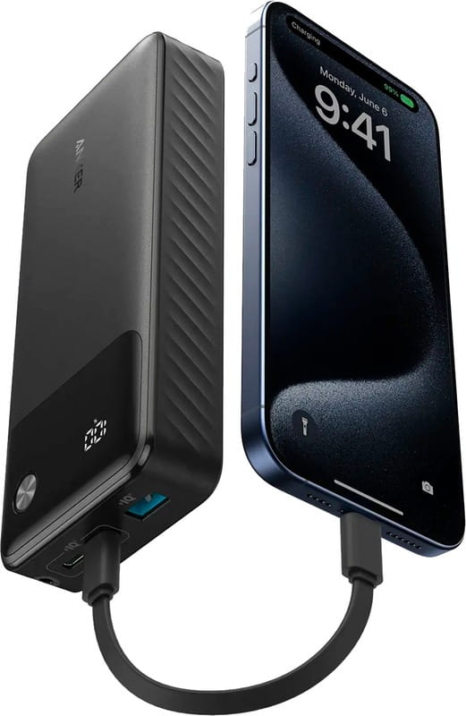 Универсальная мобильная батарея Anker PowerCore 20000mAh 30W Black (A1384G11)