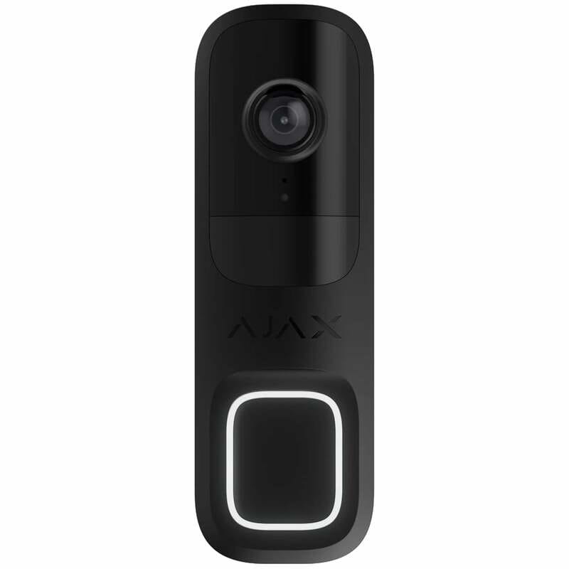 Видеозвонок Ajax Doorbell Black RAL 9005