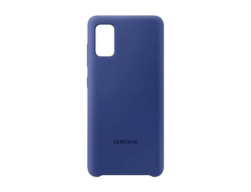 Чохол-накладка Samsung Silicone Cover для Samsung Galaxy A41 SM-A415 Blue (EF-PA415TLEGRU)