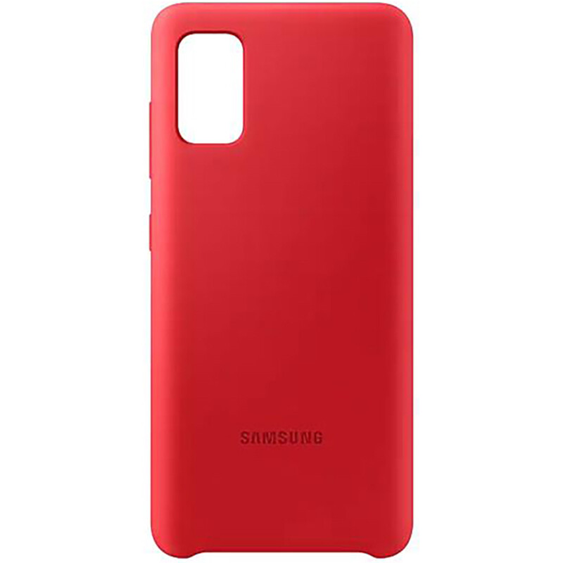 Чехол-накладка Samsung Silicone Cover для Samsung Galaxy A41 SM-A415 Red (EF-PA415TREGRU)