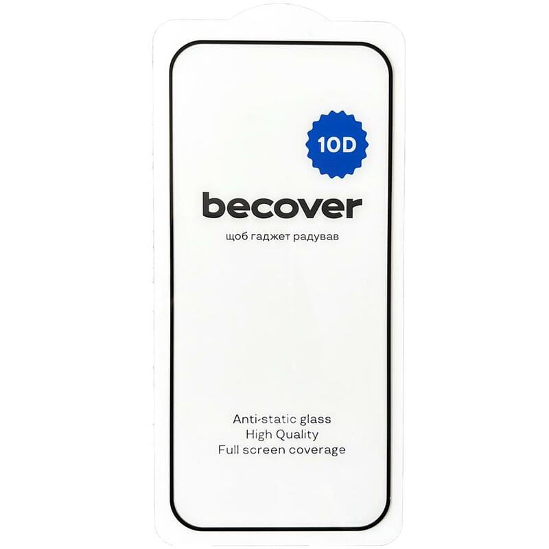 Защитное стекло BeCover для Tecno Spark Go 1 (KL4) Black 10D (712724)
