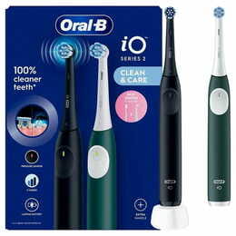 Набір зубних щіток Braun Oral-B iO Series 2 iOS2d.2ZZ9.0 Black+Green (2) шт