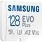 Фото - Карта памяти MicroSDXC  128GB UHS-I/U3 Class 10 Samsung Evo Plus R160MB/s + SD-адаптер (MB-MC128SA/EU) | click.ua