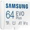 Фото - Карта памяти MicroSDXC 64GB UHS-I/U3 Class 10 Samsung Evo Plus R160MB/s + SD-адаптер (MB-MC64SA/EU) | click.ua