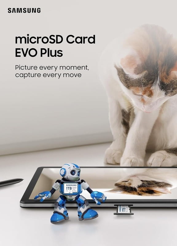 Карта памяти MicroSDXC  512GB UHS-I/U3 Class 10 Samsung Evo Plus R160MB/s + SD-адаптер (MB-MC512SA/EU)