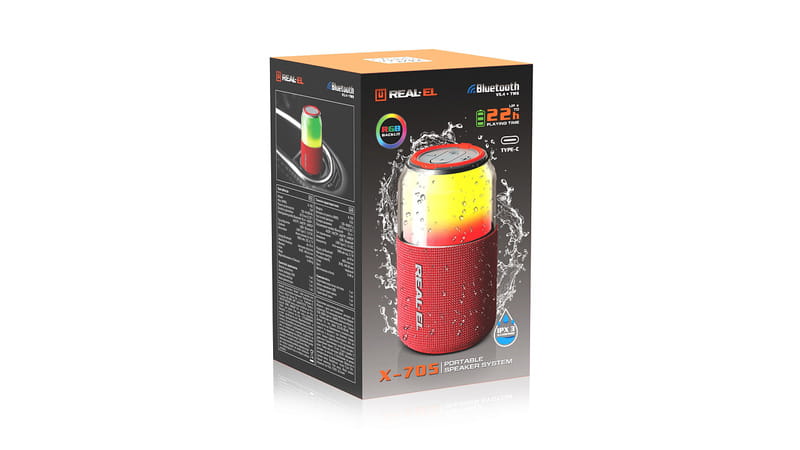 Акустическая система REAL-EL X-705 Red