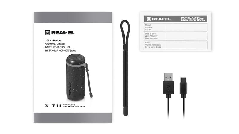Акустическая система REAL-EL X-711 Black