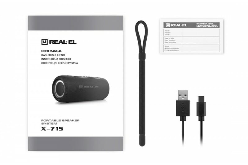 Акустическая система REAL-EL X-715 Black