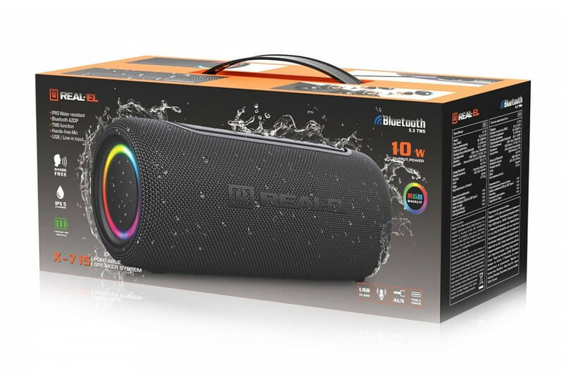 Акустическая система REAL-EL X-715 Black