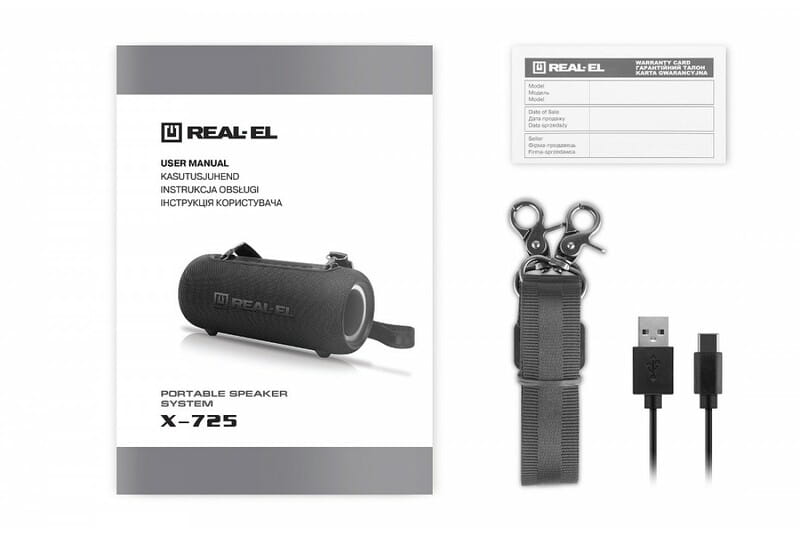 Акустическая система REAL-EL X-725 Black