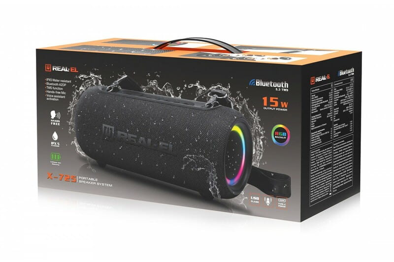 Акустическая система REAL-EL X-725 Black