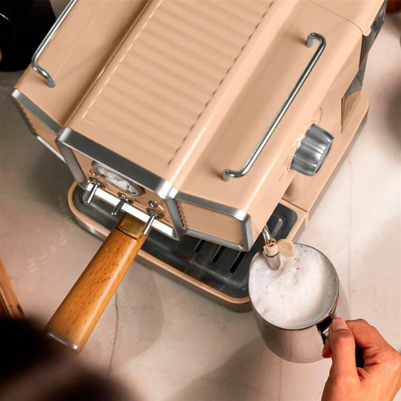 Кофеварка Cecotec Cumbia Power Espresso 20 Tradizionale Light Beige (CCTC-01585)