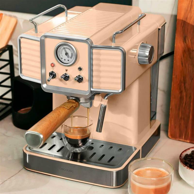 Кофеварка Cecotec Cumbia Power Espresso 20 Tradizionale Light Beige (CCTC-01585)
