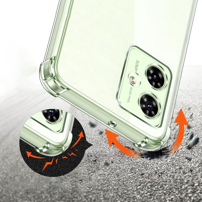 Чехол-накладка BeCover Anti-Shock для Motorola Moto G55 Clear (712780)