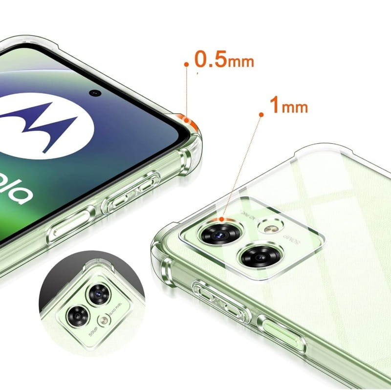 Чехол-накладка BeCover Anti-Shock для Motorola Moto G55 Clear (712780)