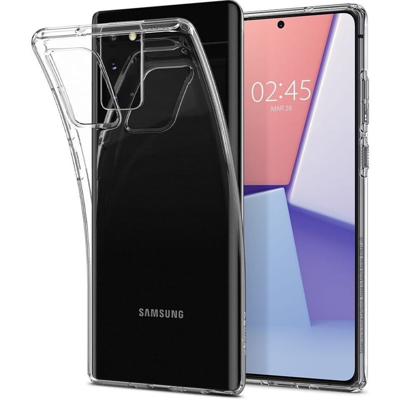 Чeхол-накладка Spigen Crystal Flex для Samsung Galaxy Note 20 SM-N980 Crystal Clear (ACS01369)