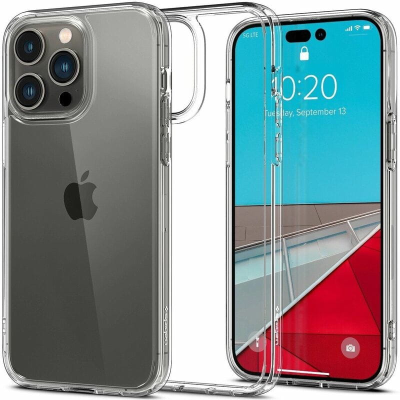 Чохол-накладка Spigen Hybrid для Apple iPhone 14 Pro Crystal Clear (ACS04666)