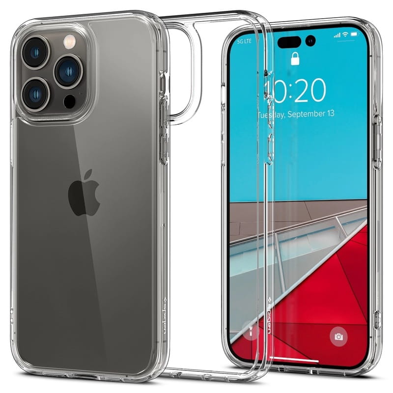 Чохол-накладка Spigen Hybrid для Apple iPhone 14 Pro Max Crystal Clear (ACS04639)