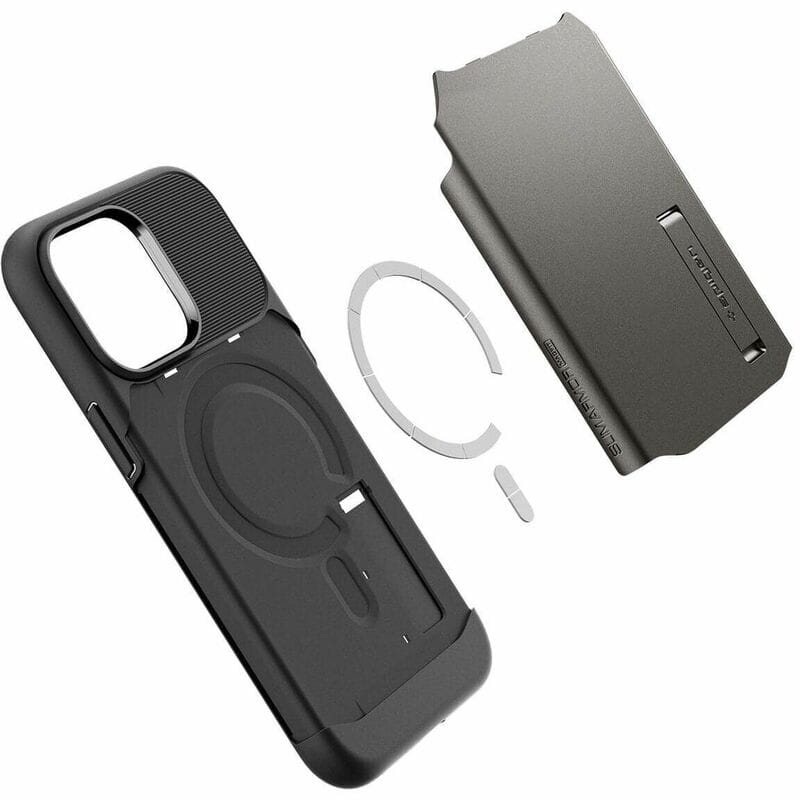 Чохол-накладка Spigen Slim Armor with MagFit для Apple iPhone 14 Pro Max Gunmetal (ACS04646)