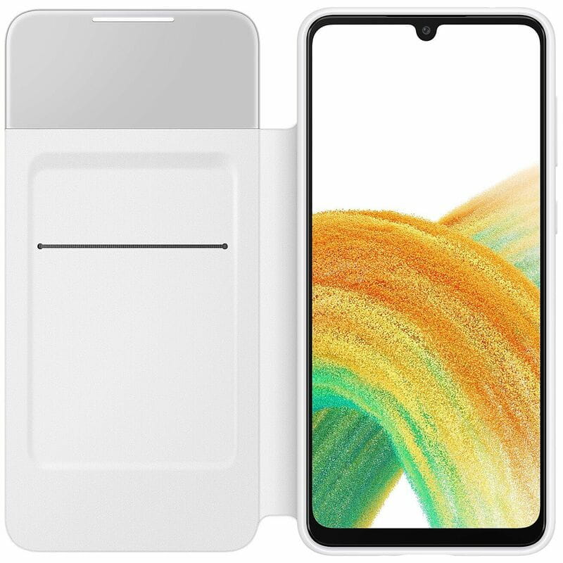 Чeхол-книжка Samsung S View Wallet Cover для Samsung Galaxy A33 SM-A336 White (EF-EA336PWEGRU)