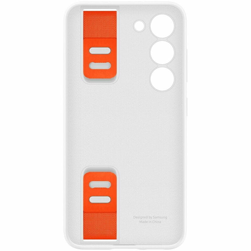 Чeхол-накладка Samsung Silicone Grip Case для Samsung Galaxy S23 SM-S911 White (EF-GS911TWEGRU)