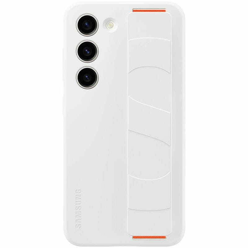 Чeхол-накладка Samsung Silicone Grip Case для Samsung Galaxy S23 SM-S911 White (EF-GS911TWEGRU)