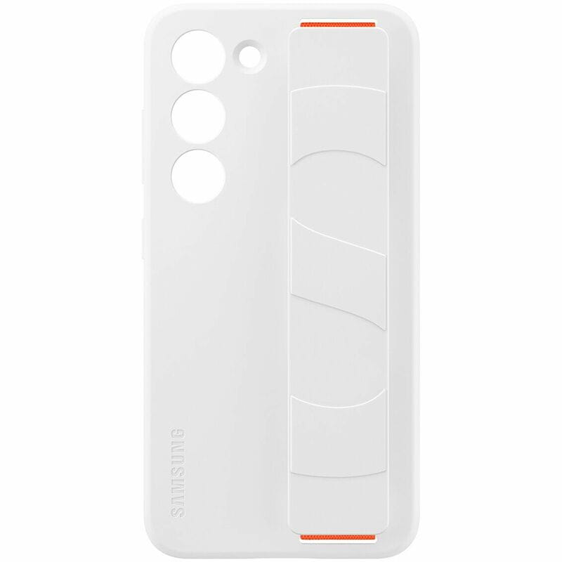 Чeхол-накладка Samsung Silicone Grip Case для Samsung Galaxy S23 SM-S911 White (EF-GS911TWEGRU)
