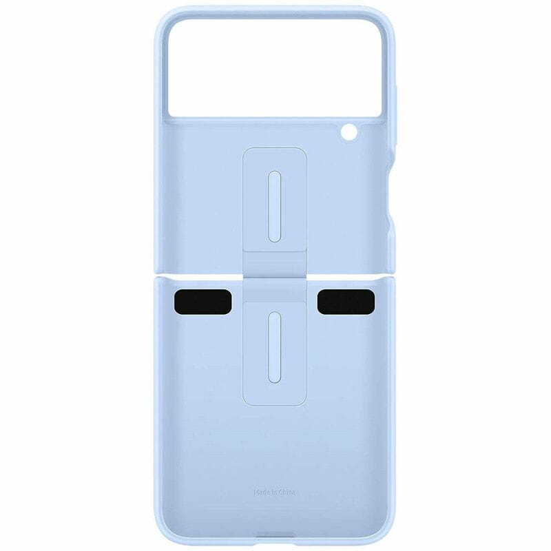 Чeхол-накладка Samsung Silicone Cover with Ring для Samsung Galaxy Flip 4 SM-F721 Arctic Blue (EF-PF721TLEGUA)