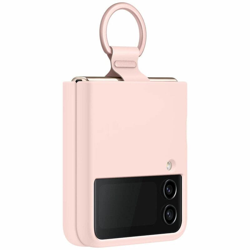 Чeхол-накладка Samsung Silicone Cover with Ring для Samsung Galaxy Flip 4 SM-F721 Pink (EF-PF721TPEGUA)