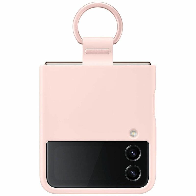 Чeхол-накладка Samsung Silicone Cover with Ring для Samsung Galaxy Flip 4 SM-F721 Pink (EF-PF721TPEGUA)
