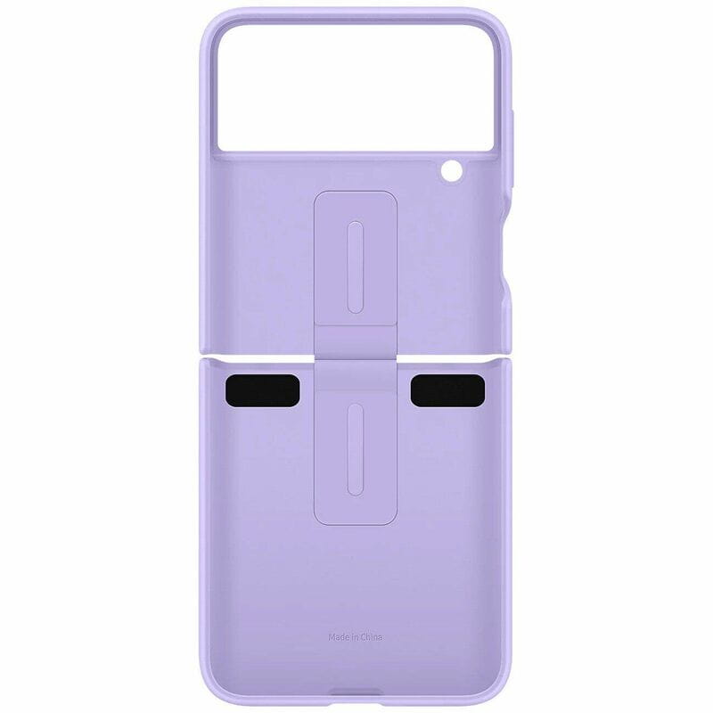 Чeхол-накладка Samsung Silicone Cover with Ring для Samsung Galaxy Flip 4 SM-F721 Lavender (EF-PF721TVEGUA)