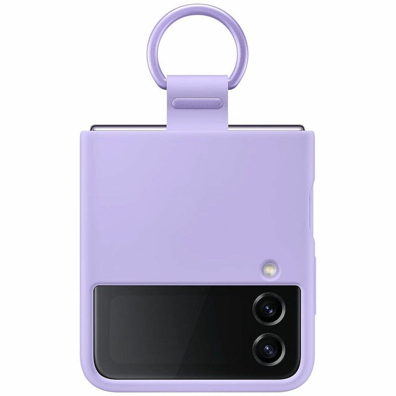 Чeхол-накладка Samsung Silicone Cover with Ring для Samsung Galaxy Flip 4 SM-F721 Lavender (EF-PF721TVEGUA)